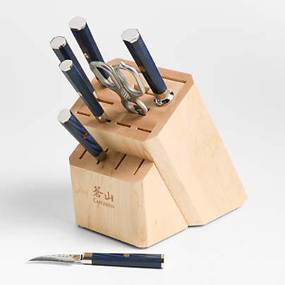 Cangshan ® Kita Blue 8-Piece Knife Block Set