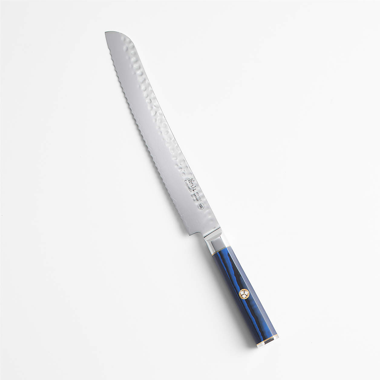 Cangshan Kita Blue 9" Bread Knife Crate & Barrel