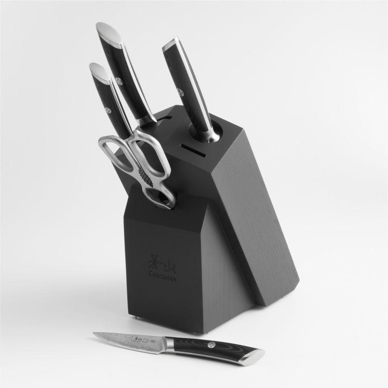 Cangshan ® Kuro 6-Piece Knife Block Set - image 0 of 6