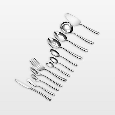 View Cangshan RAIN II Mirror 47-Piece Flatware and Serveware Set details