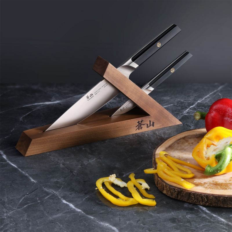 Cangshan Everest Black 3-Piece Tai Knife Block Set - image 1 of 7