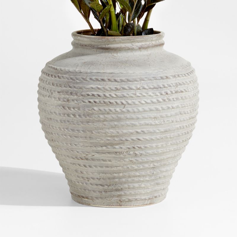 Cannes 18" Earthenware Indoor/Outdoor Planter by Laura Kim