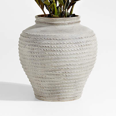 Cannes 17.5" Earthenware Indoor/Outdoor Planter by Laura Kim