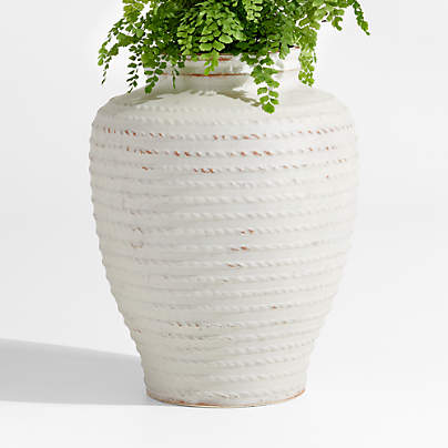 Cannes 24" Earthenware Indoor/Outdoor Planter by Laura Kim