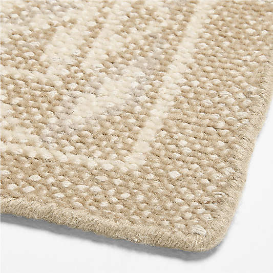 Cannes Wool Traditional Beige Area Rug 12'x15'