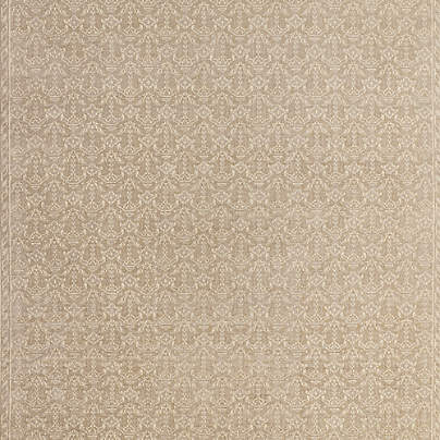 Cannes Wool Traditional Beige Area Rug 6'x9'