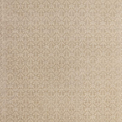 Cannes Wool Traditional Hand-Knotted Beige Area Rug 10'x14'