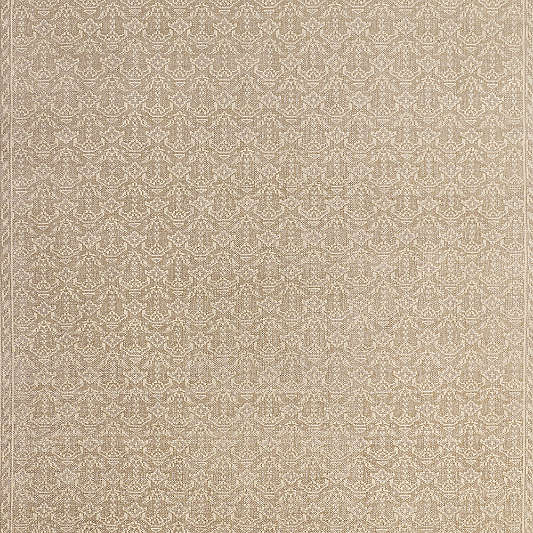 Cannes Wool Traditional Hand-Knotted Beige Rug Swatch 12"x18"