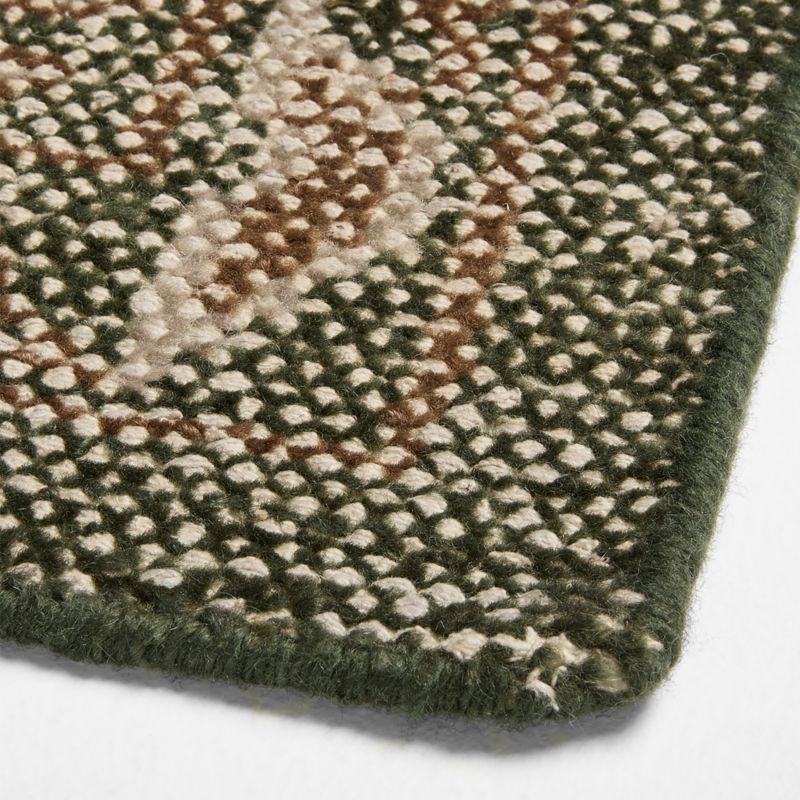 Cannes Wool Traditional Green Area Rug 6'x9' - image 2 of 4