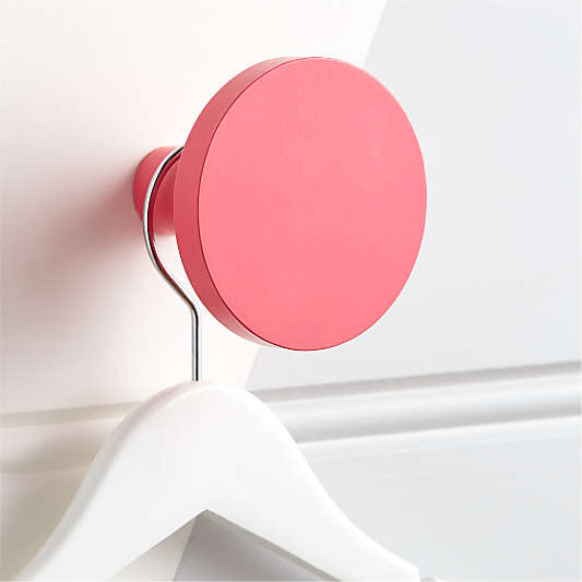 Round Pink Wall Knob