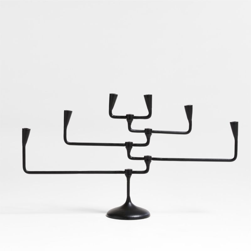 Black Cantilever Candelabra - image 9 of 11