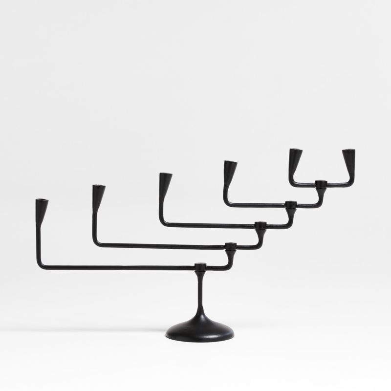 Black Cantilever Candelabra - image 8 of 11