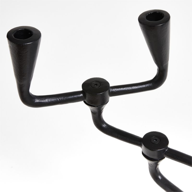 Black Cantilever Candelabra - image 10 of 11