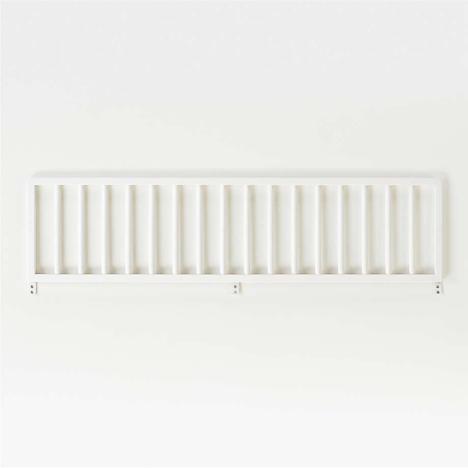 Canyon Arched White Wood Toddler Canopy Bed Rail + Reviews Crate