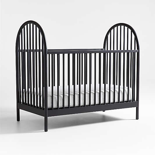 Canyon Black Spindle Crib by Leanne Ford