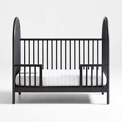 Canyon Black Wood Toddler Bed Rail by Leanne Ford