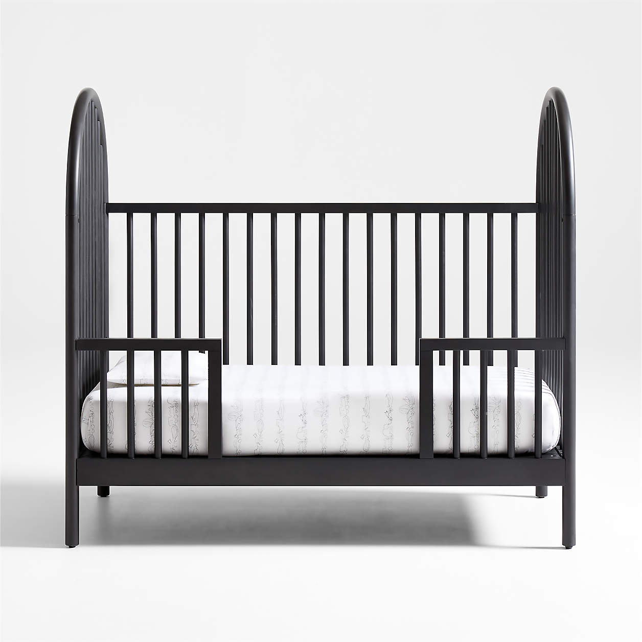 Canyon Black Wood Crib Rail by Leanne Ford Crate & Kids