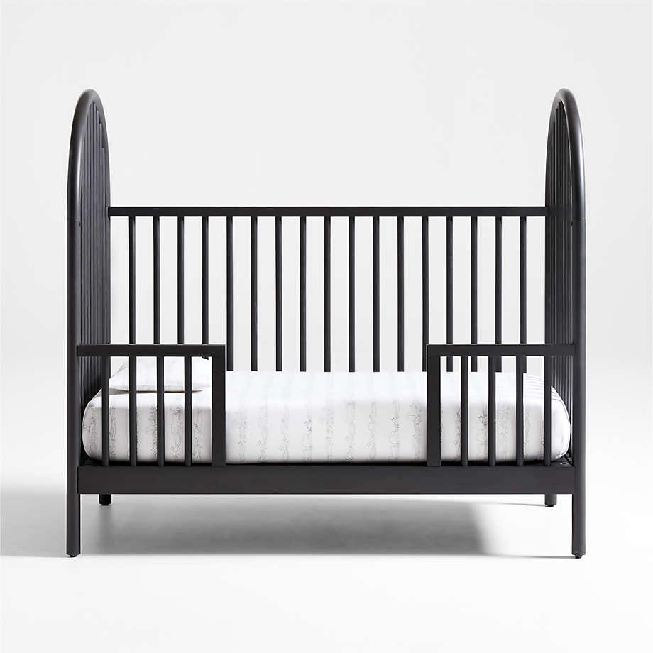 Canyon Black Wood Toddler Bed Rail by Leanne Ford