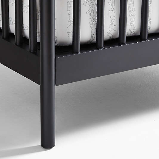 Canyon Black Wood Toddler Bed Rail by Leanne Ford