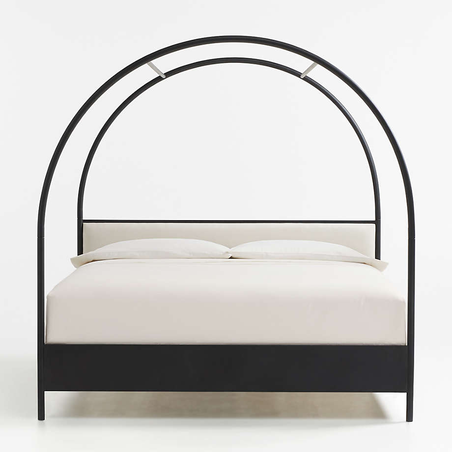 Canyon King Arched Canopy Bed With, King Canopy Bed Black