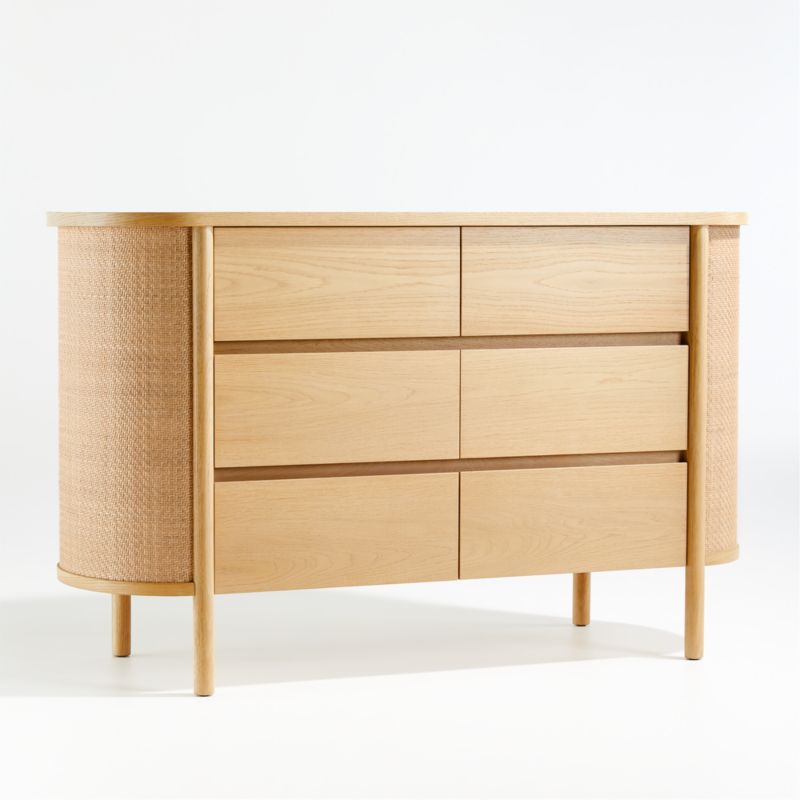 Canyon Natural Wood Wide 6-Drawer Kids Dresser by Leanne Ford - image 14 of 22