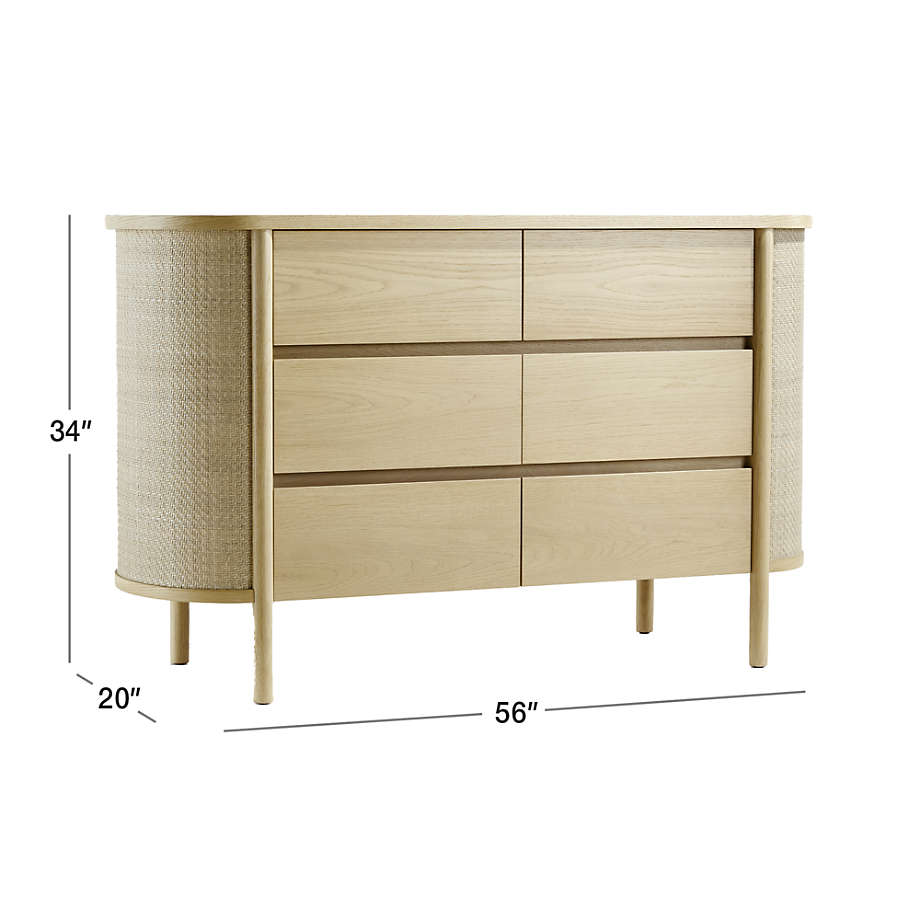 View Kids Canyon Natural Wide Dresser by Leanne Ford - image 2 of 16