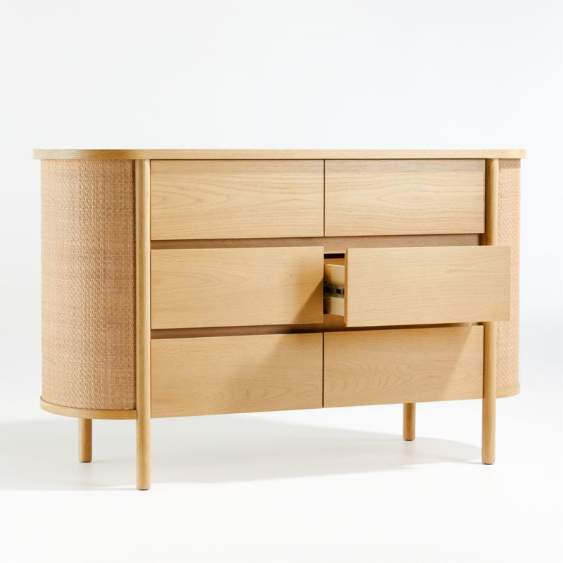 Canyon Natural Wood Wide 6-Drawer Kids Dresser by Leanne Ford - image 15 of 22