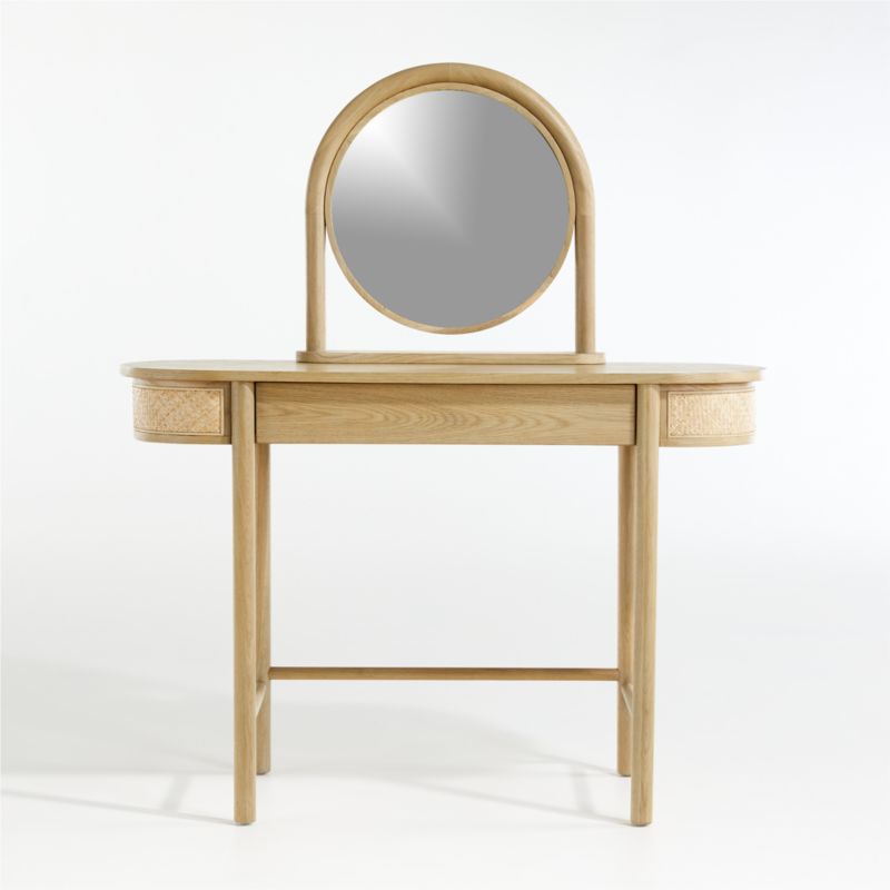 Kids Canyon Natural Desk and Mirror by Leanne Ford | Crate & Kids