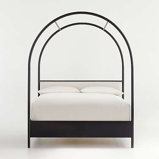 Canyon Arched Canopy Bed with Upholstered Headboard by Leanne Ford