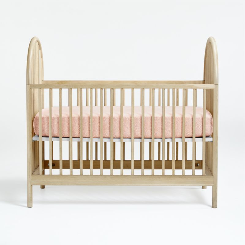 Canyon Natural Spindle Wood Convertible Baby Crib with Toddler Bed Rail by Leanne Ford - image 12 of 19