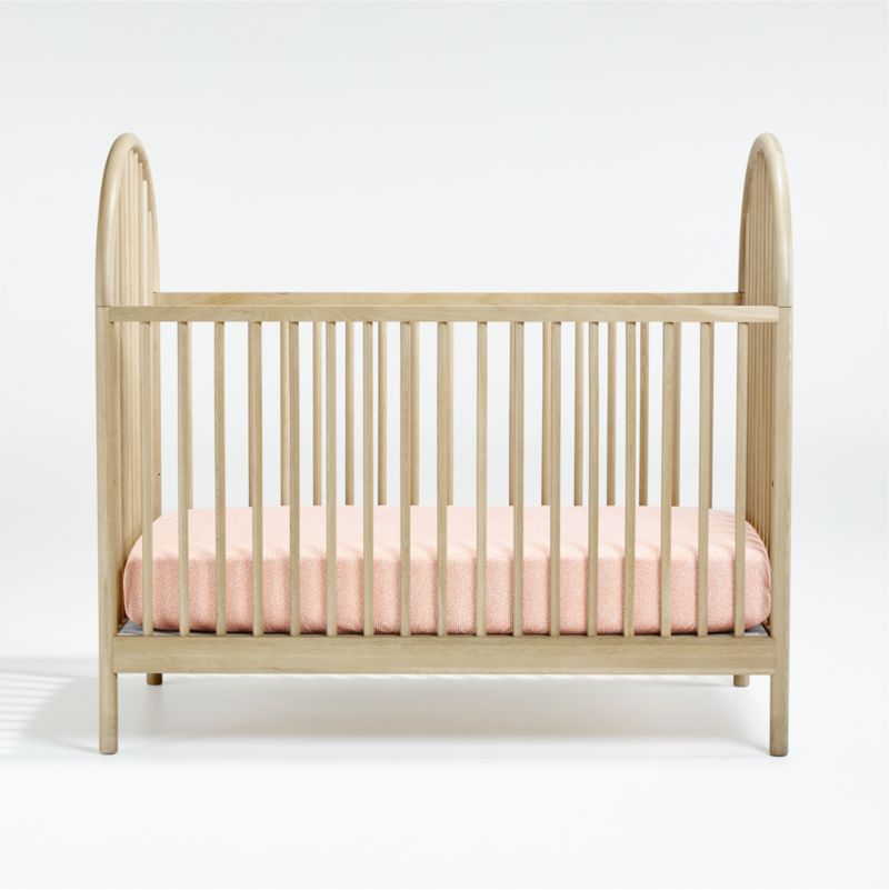 Canyon Natural Spindle Wood Convertible Baby Crib with Toddler Bed Rail by Leanne Ford - image 14 of 19