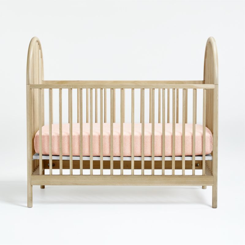 Canyon Natural Spindle Wood Convertible Baby Crib with Toddler Bed Rail by Leanne Ford - image 13 of 19