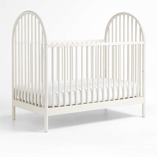 Canyon Warm-White Spindle Crib by Leanne Ford