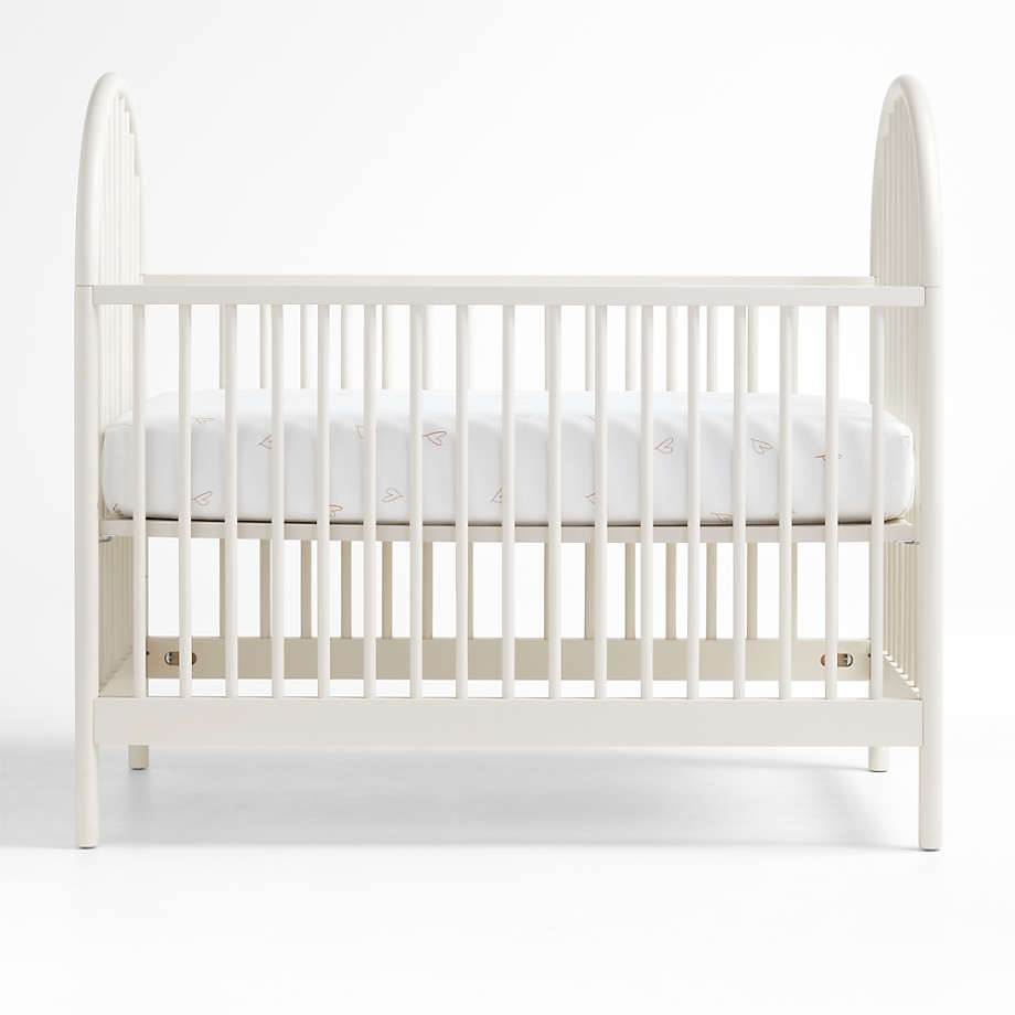 White spindle clearance crib