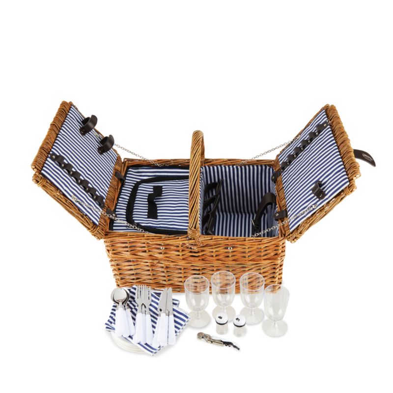 Cape Cod Wicker Picnic Basket by Twine® - image 4 of 5