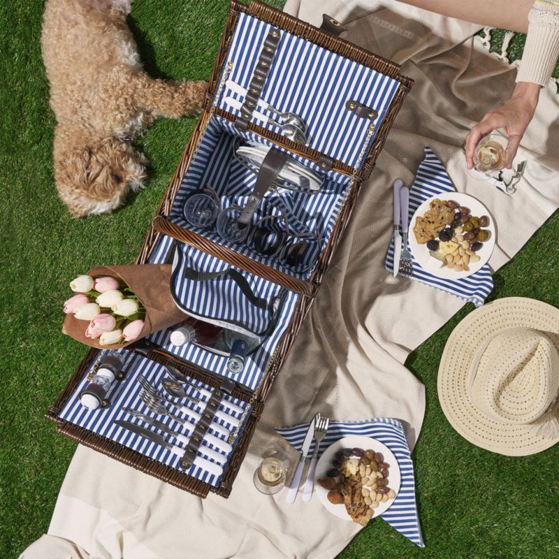 Cape Cod Wicker Picnic Basket by Twine® - image 1 of 5