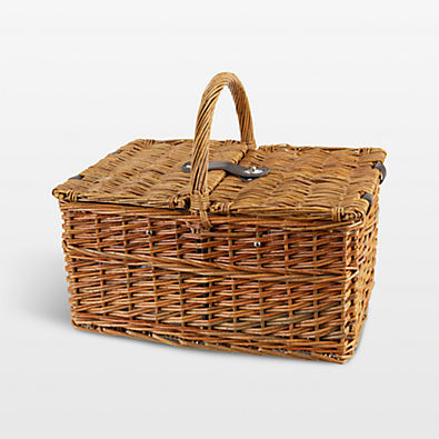 View Cape Cod Wicker Picnic Basket by Twine® details
