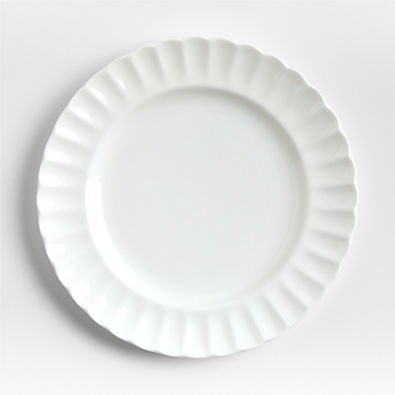 View Capella White Bone China Dinner Plate details