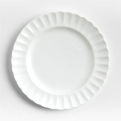 Capella White Bone China Dinner Plate