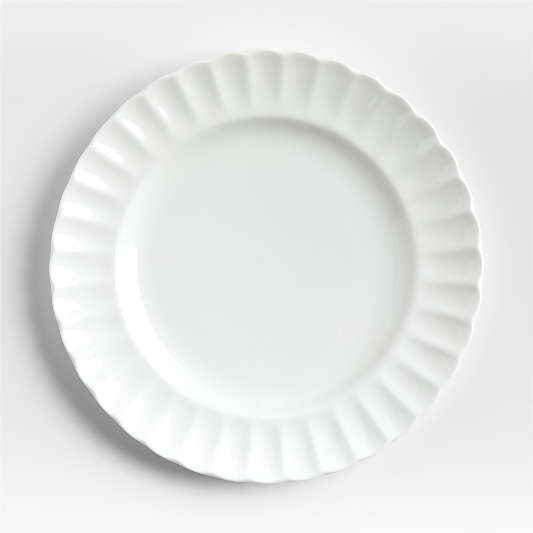 Capella White Bone China Dinner Plate