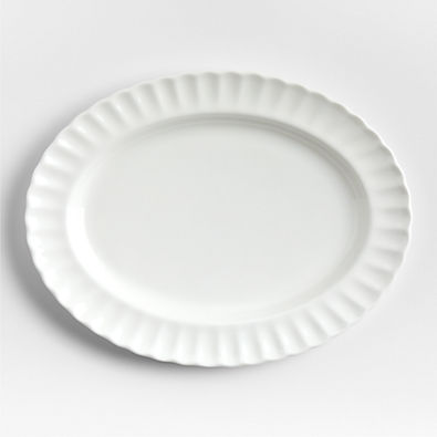 View Capella White Bone China Platter details
