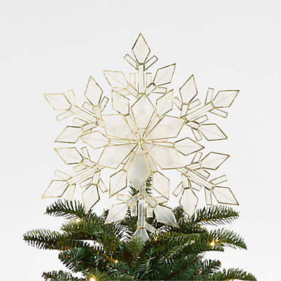 View Capiz Shell Snowflake Christmas Tree Topper details