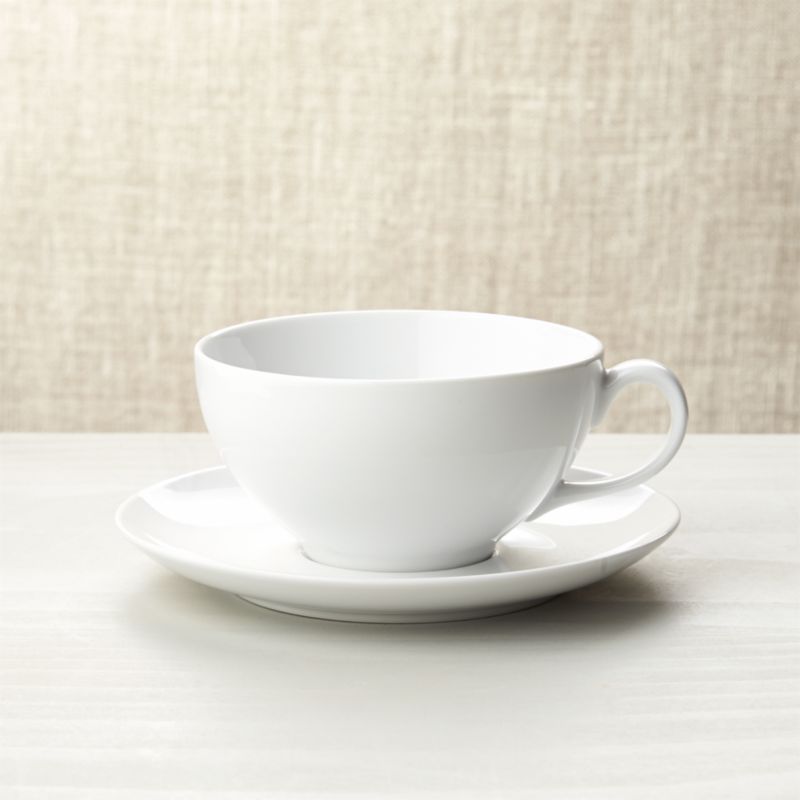 Cappuccino Cups and Saucers, Set of 2