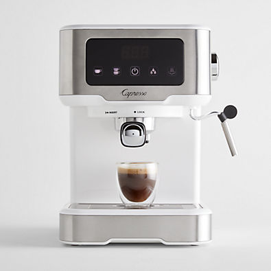 View Capresso ® Cafe TS Touchscreen White Espresso Machine details