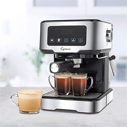 capresso espresso machine with milk frother