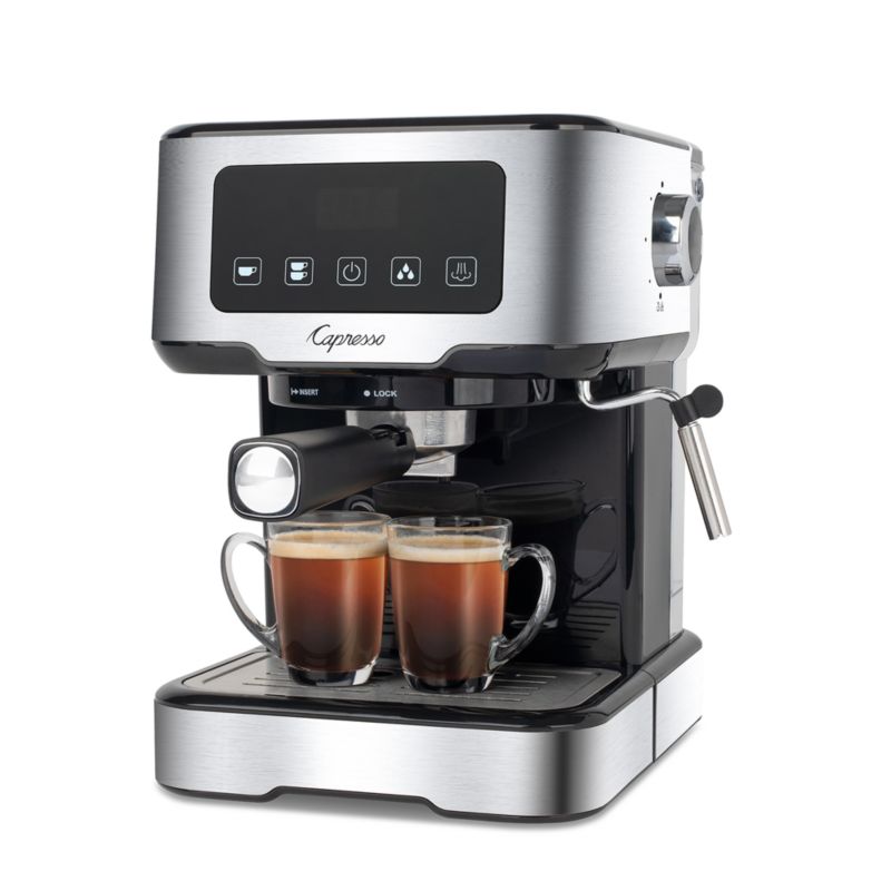 Capresso Café Stainless Steel TS Touchscreen Espresso Machine | Crate ...