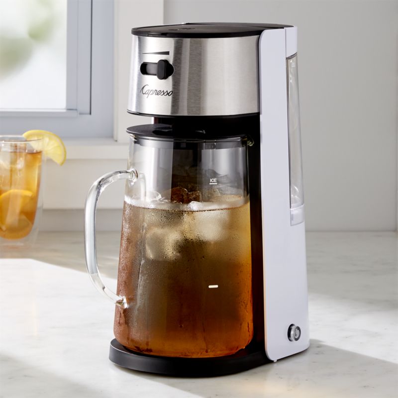 Capresso H20 White Electric Glass Tea Kettle + Reviews