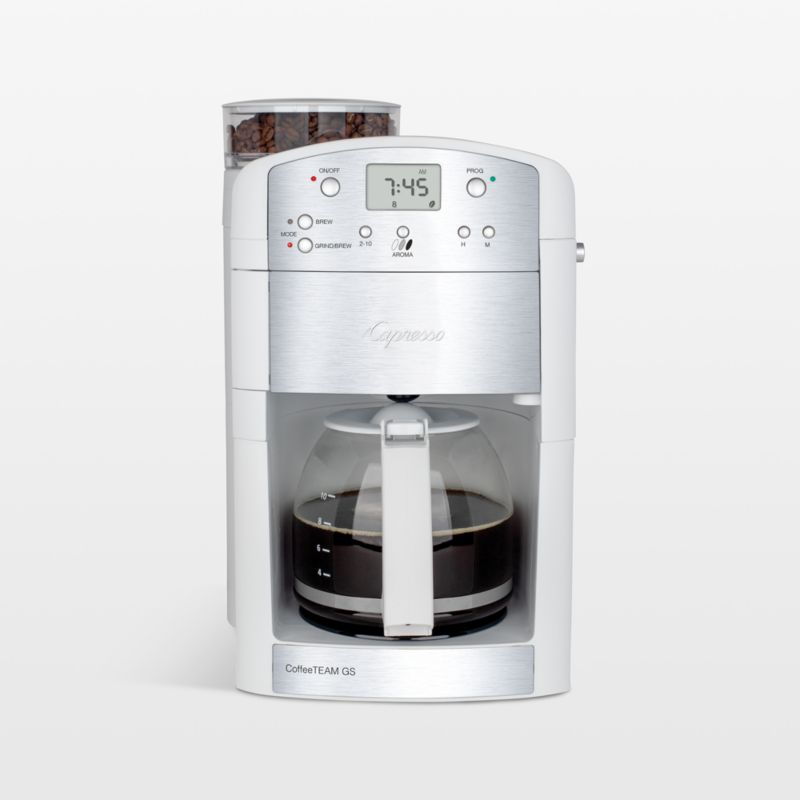 Capresso CoffeeTEAM GS Grind & Brew Coffee Maker + Reviews