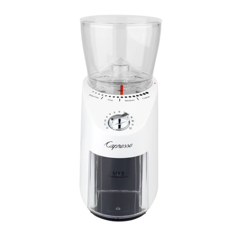 Capresso ® Infinity Plus White Conical Burr Grinder - image 4 of 7