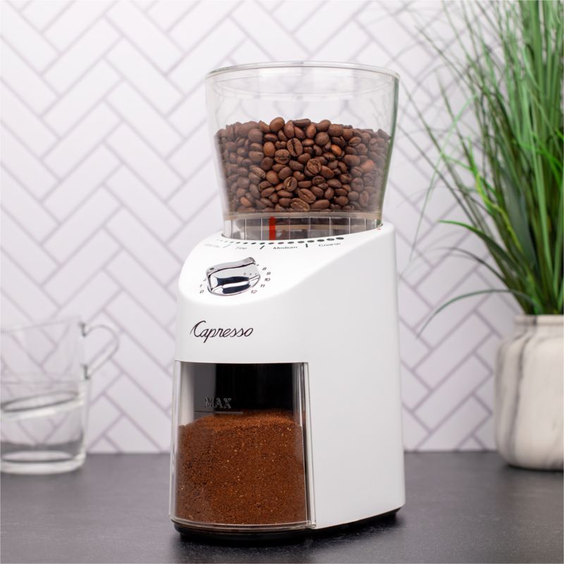 Capresso ® Infinity Plus White Conical Burr Grinder - image 1 of 7